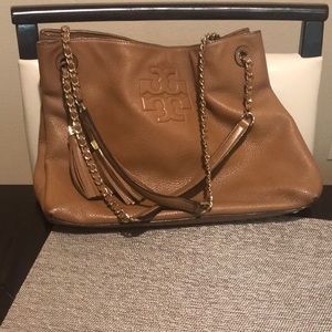 Tory Burch tan shoulder bag